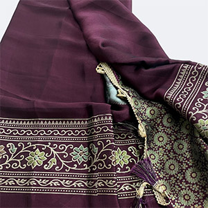 অরজিনাল সেমী মোসলিন বাটিক সিল্কের শাড়ি (16)