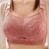 Women’s Full Coverage Lace Bra – Soft Comfortable Supportive Bra with Wide Adjustable Straps